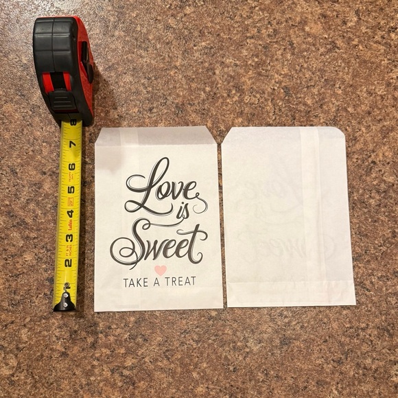 “Love is Sweet” Party Favor Bags (200pcs) - Picture 3 of 3